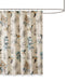 Quincy - Printed Shower Curtain - Khaki - Simple Home Plus