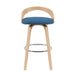 Sonia - Swivel Bar Height Stool - Brown - Simple Home Plus