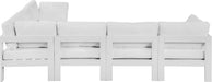 Nizuc - Outdoor Patio 6 Piece Modular Sectional With White Frame - Simple Home Plus