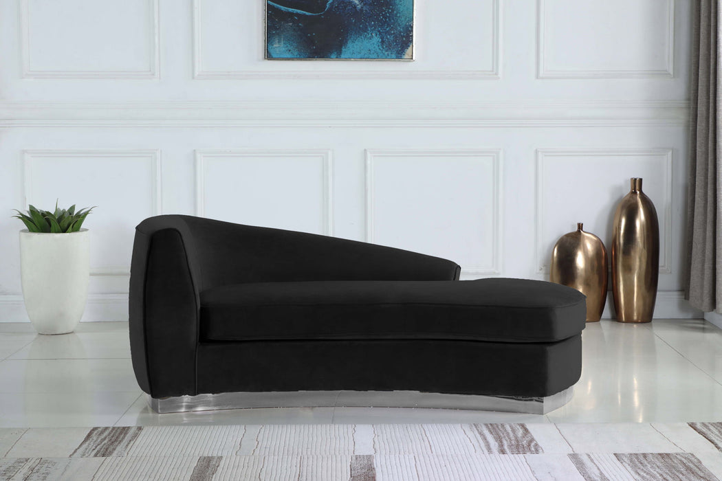 Julian - Chaise with Chrome Base - Simple Home Plus