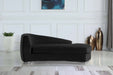 Julian - Chaise with Chrome Base - Simple Home Plus