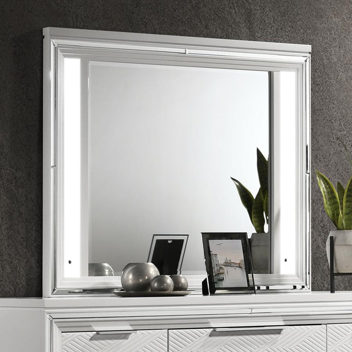 Marmore - LED Dresser Mirror - White - Simple Home Plus