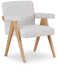 Woodloch - Accent Chair With Natural Frame - Simple Home Plus