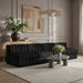 Rummi - Armless Velvet Performance Fabric Upholstered 4 Piece Modular Sofa - Simple Home Plus