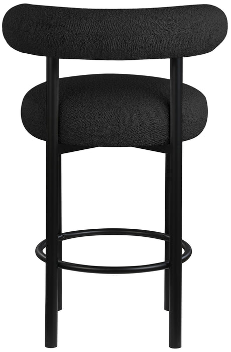 Bordeaux - Stool With Black Legs (Set of 2) - Simple Home Plus