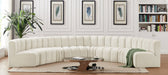 Arc - Velvet 8 Piece U-Shaped Modular Sofa - Simple Home Plus