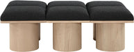 Pavilion - 6 Piece Modular Bench With Natural Base - Simple Home Plus