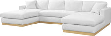 Johanna - 3 Piece Sectional - Natural Base - Simple Home Plus