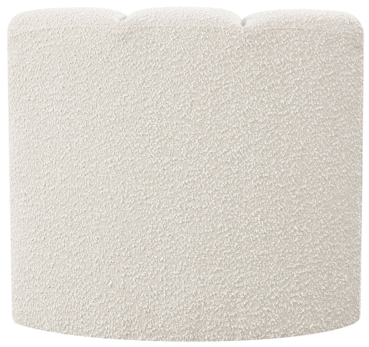 Arc - Boucle Fabric Curved Corner Chair - Simple Home Plus