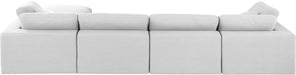 Comfy - 5 Piece Linen Modular Sectional With Chaise - Simple Home Plus