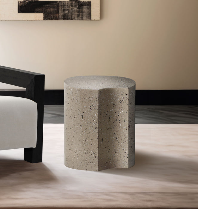 Dimple - End Table - Terazzo Finish - Simple Home Plus