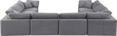 Comfy - 8 Piece Velvet Modular Sectional - Simple Home Plus