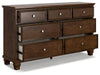 Danabrin - Brown - Dresser - Simple Home Plus