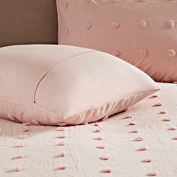 Brooklyn - King Duvet Cover Set - Pink - Simple Home Plus