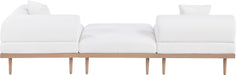 Laguna - 3 Piece Upholstered Outdoor Patio Modular Sofa With Backless Seat And 1 Arm - Simple Home Plus