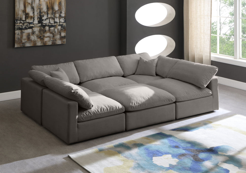 Plush - 6 Piece Modular Sectional - Simple Home Plus