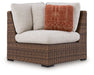 Dolan Creek - Corner With Cushion - Beige / Brown - Simple Home Plus