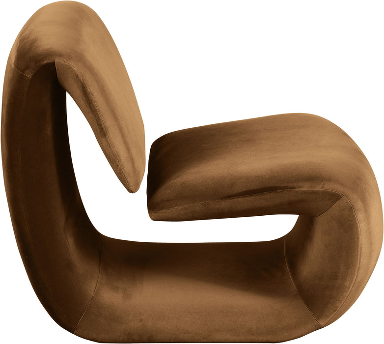 Nouveau - Accent Chair - Saddle - Simple Home Plus
