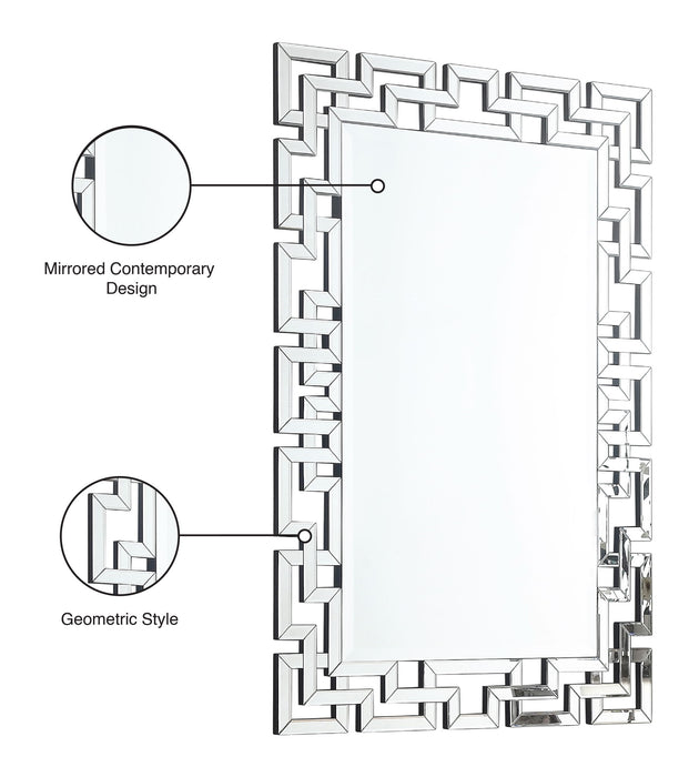 Aria - Mirror - Pearl Silver - Simple Home Plus