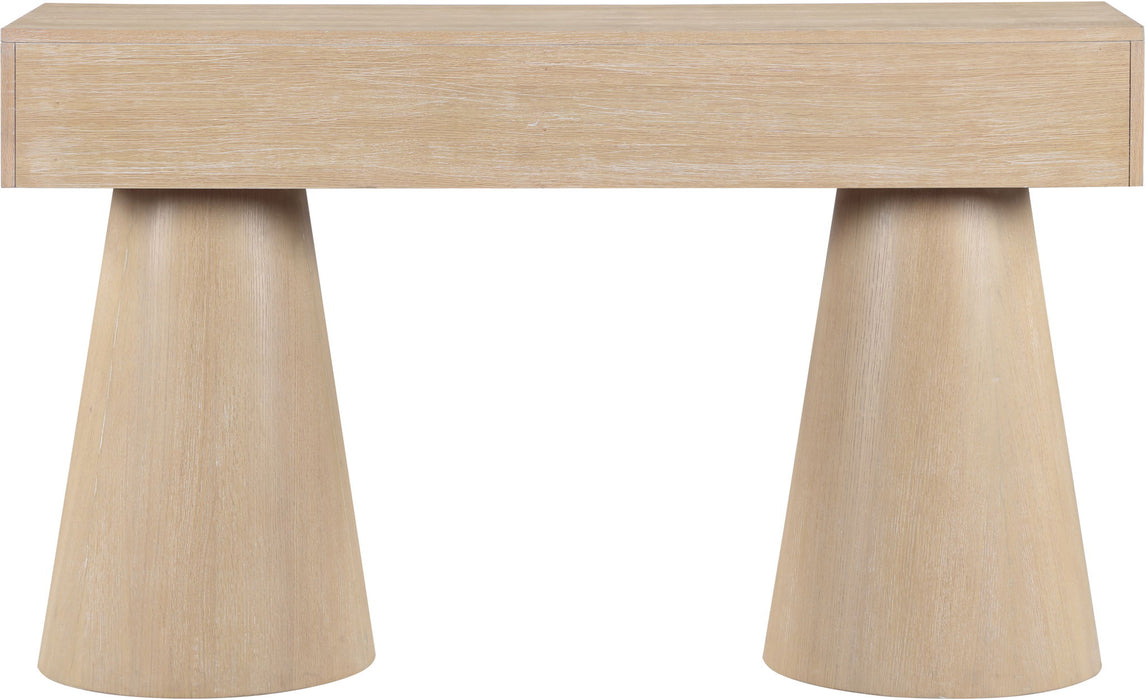 Bracciano - Oak Veneer Console Table - Simple Home Plus