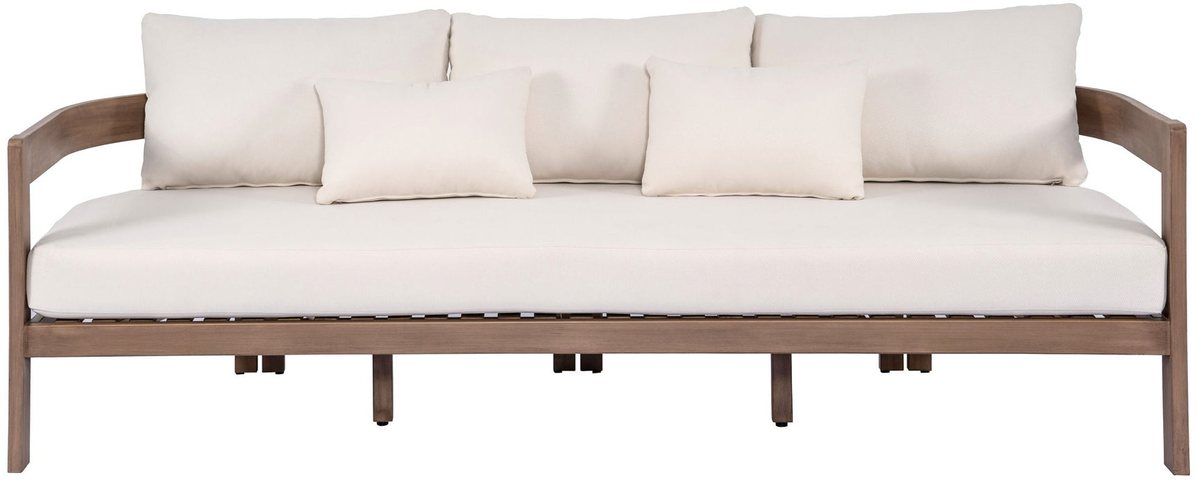 Newport - Water Resistant Fabric 86.75" Upholstered Outdoor Patio Sofa - Simple Home Plus