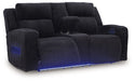Forest Lake - Power Reclining Loveseat With Console / Adj Headrest - Simple Home Plus