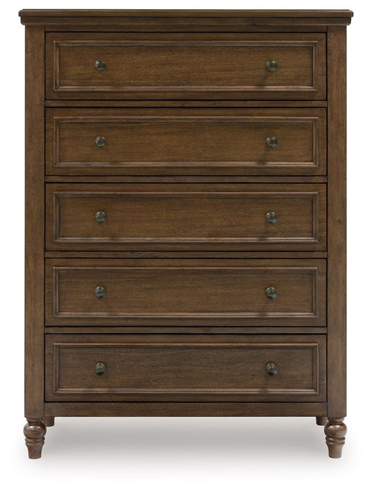 Sturlayne - Brown - Five Drawer Chest - Simple Home Plus