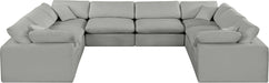 Comfy - 8 Piece Linen Modular Sectional - Simple Home Plus