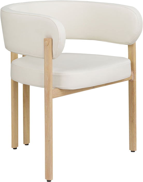 Gideon - Dining Chair With Natural Legs (Set of 2) - Simple Home Plus
