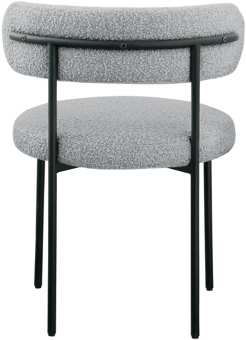 Beacon - Boucle Fabric Dining Chair (Set of 2) - Simple Home Plus