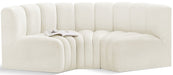 Arc - Velvet 3 Piece Modular U-Shaped Sofa - Simple Home Plus
