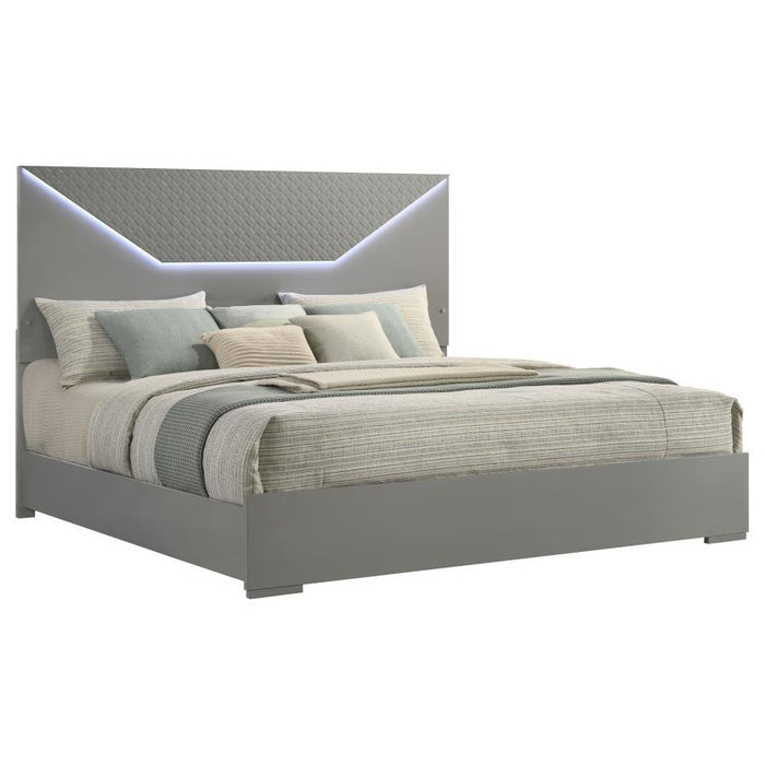 Ives - Panel Bed LED Headboard - Simple Home Plus