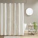 Imani - Printed Shower Curtain With - Ivory - Simple Home Plus