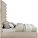 Adam - Chenille Fabric Bed With 89" Headboard - Simple Home Plus