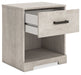 Shawburn - Gray - One Drawer Night Stand - Simple Home Plus