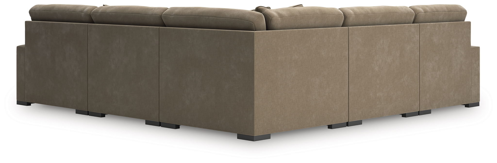 Calden - 5-Piece Sectional With LAF Corner Chaise - Sable - Simple Home Plus