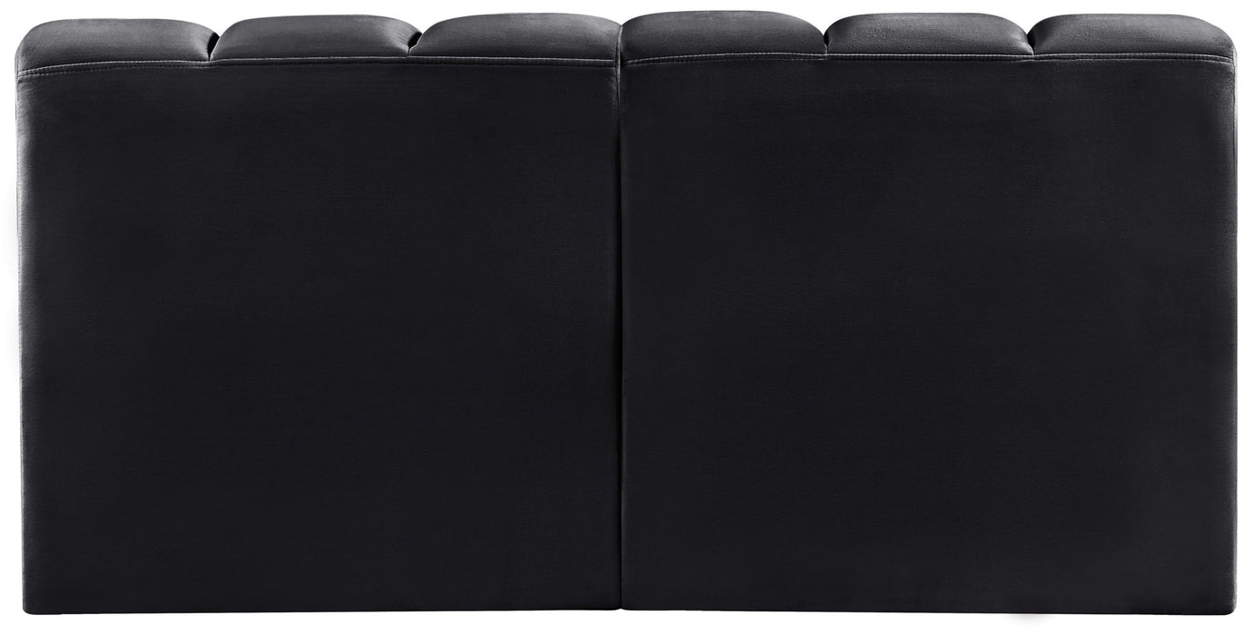 Arc - Velvet 2 Seats Modular Sofa - Simple Home Plus