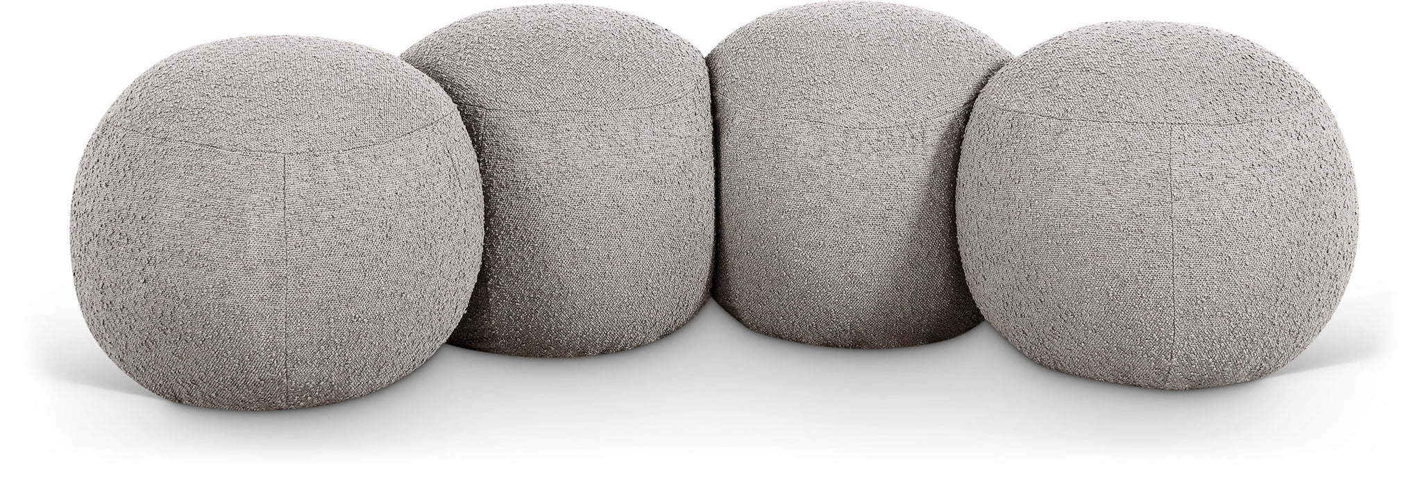 Apollo - Boucle Fabric Bench - Simple Home Plus