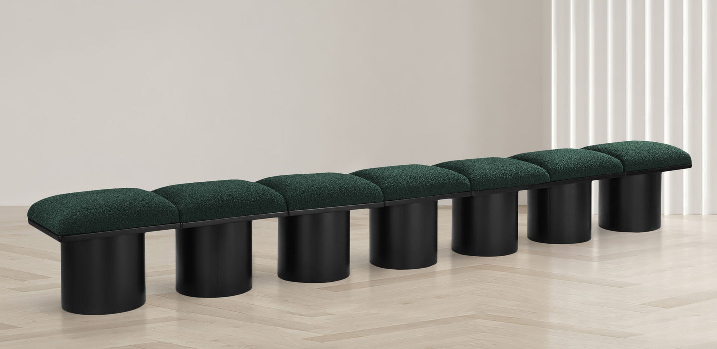 Pavilion - 7 Piece Modular Bench With Black Base - Simple Home Plus