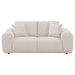 Burnett - Chenille Upholstered Wide Arm Loveseat - Simple Home Plus