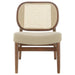Rayo - Rattan Cane Back Accent Chair With Padded Seat - Simple Home Plus