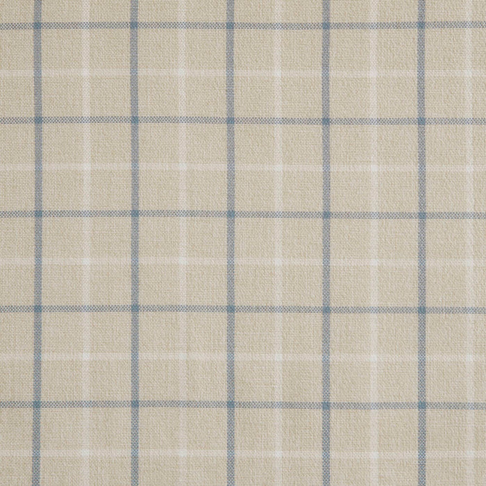 Anaheim - 50x84" Plaid Rod Pocket And Back Tab Curtain Panel With Fleece Lining - Linen Blue - Simple Home Plus