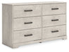 Shawburn - Gray - Six Drawer Dresser - Simple Home Plus