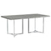 Sterling - Rectangular Dining Table - Gray - Simple Home Plus