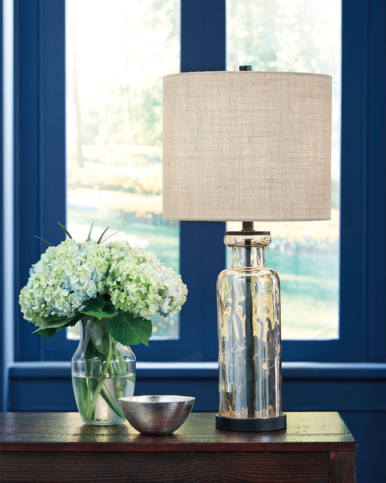 Laurentia - Champagne - Glass Table Lamp - Simple Home Plus