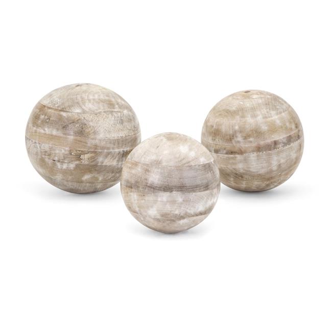 Kalwa Wood Orbs set 3