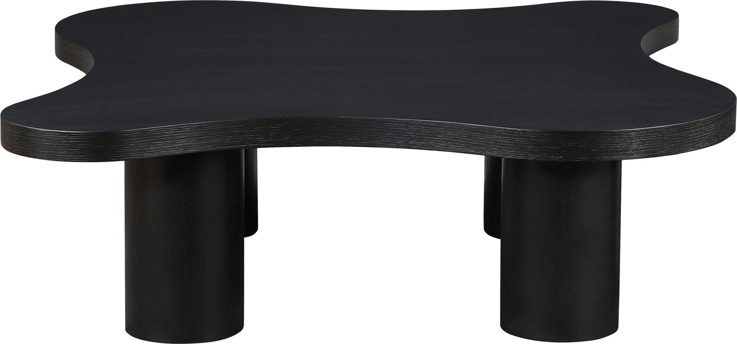 Cove - 48" Oak Veneer And Solid Wood Coffee Table - Simple Home Plus