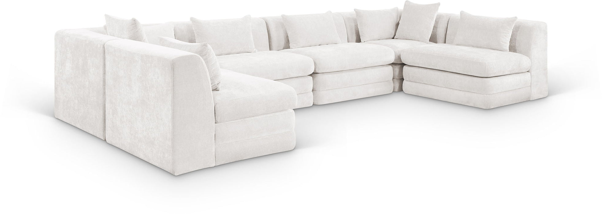 Stellar - 6 Piece Upholstered Modular Sectional - Simple Home Plus