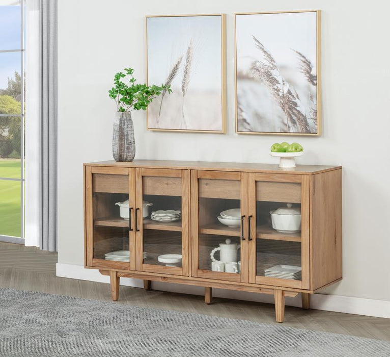 Middleton - 4-Door Sideboard Server With Dual Drawers - Simple Home Plus