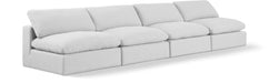 Comfy - Linen Modular Armless Sofa 4 Seats - Simple Home Plus